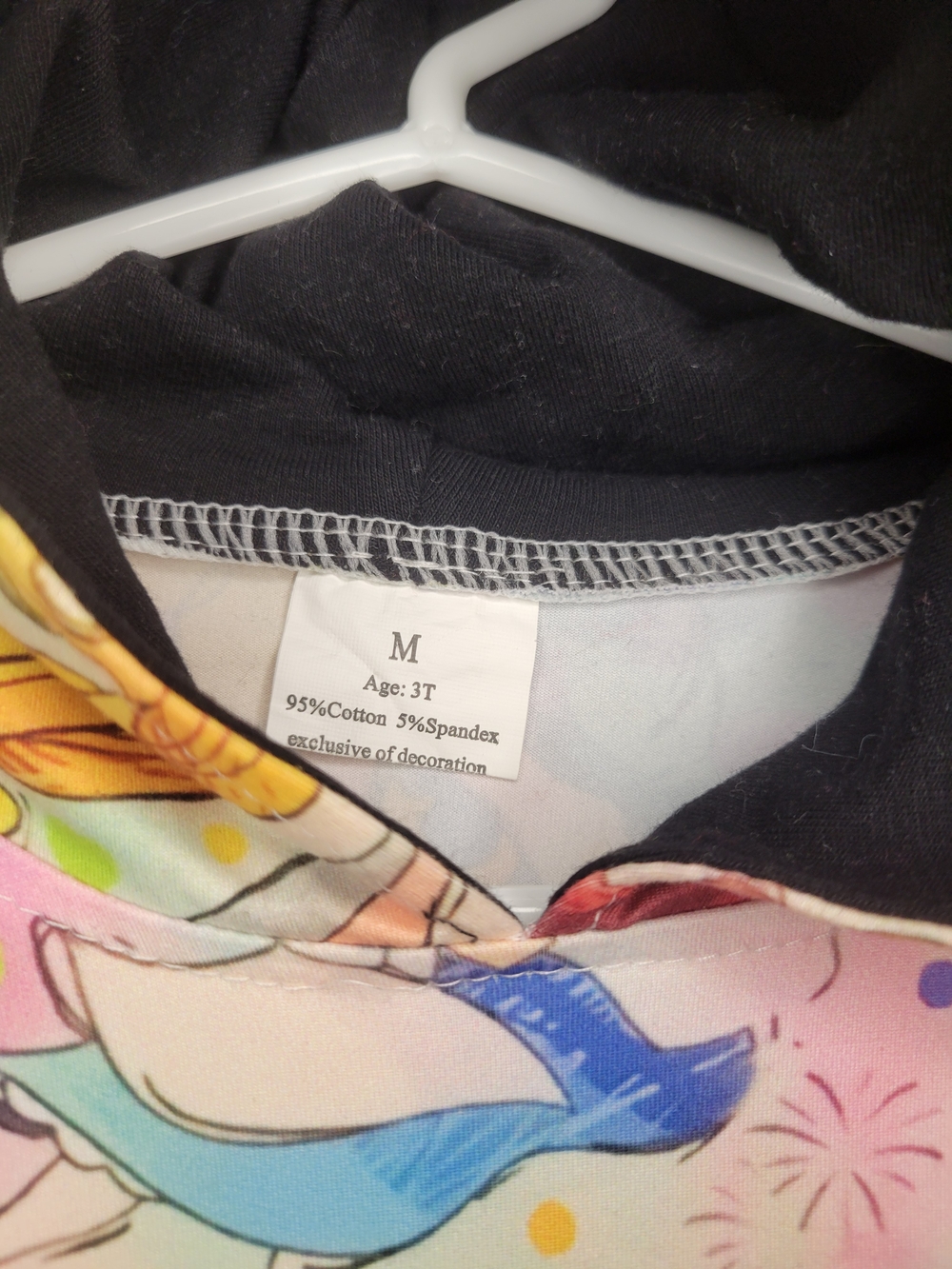 Boutique Multicolor Disney Themed Character Hoodie - Black Pocket - Picture 3 of 8
